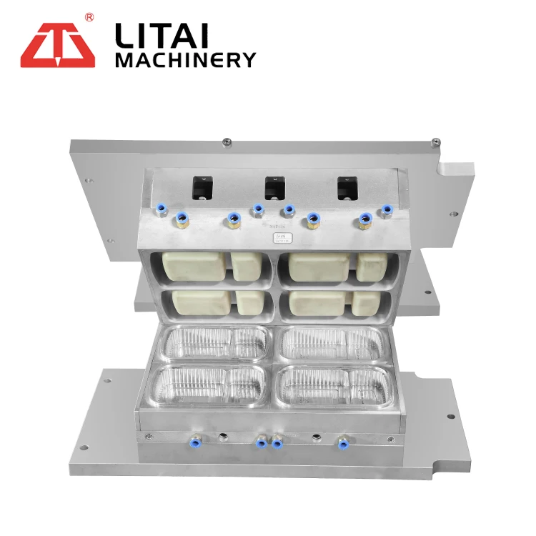 LITAI Machinery Thermoforming Moulds for 5 6 8 11 Compartment Meal Tray Plate Box Fast Food