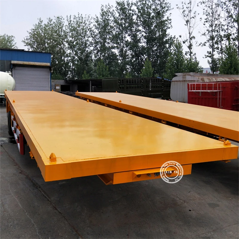 60Ton 40FT 3 Axle Lift Tilt Container Truck Trailers