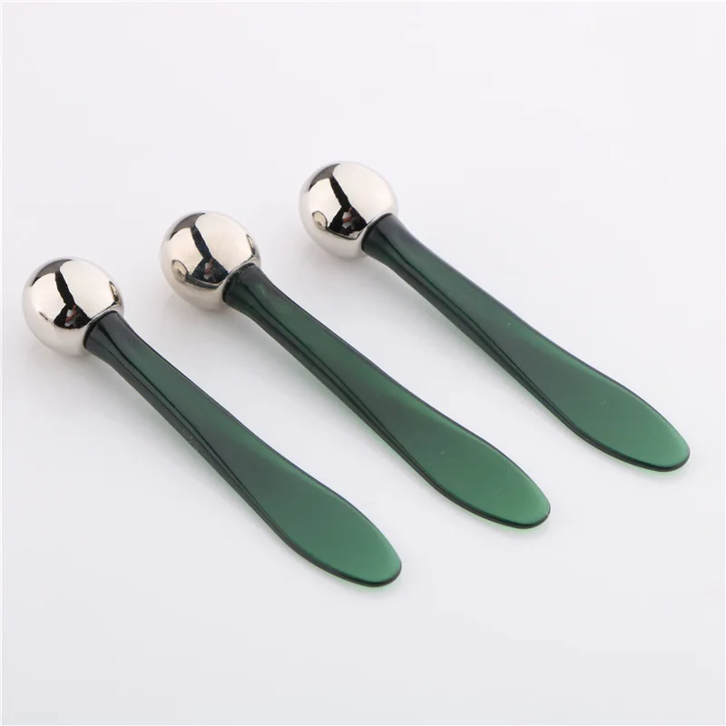 Металлические косметические лопатки из золотого сплава, ложка для лица, «сделай сам», лопатка для смешивания крема для глаз, лопатка, массажные палочки против морщин, инструменты для макияжа