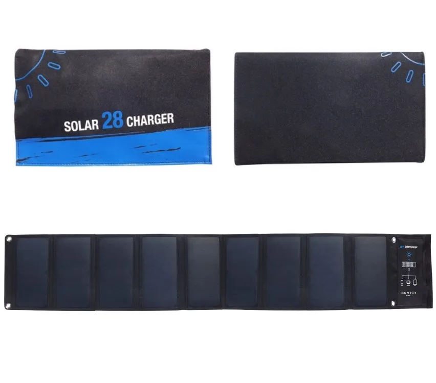28W mono folding solar panels 5V 6V 12V 18V 2W 4W 5W 7.5W red black wire DC output solar panel charge generators Solar Panel