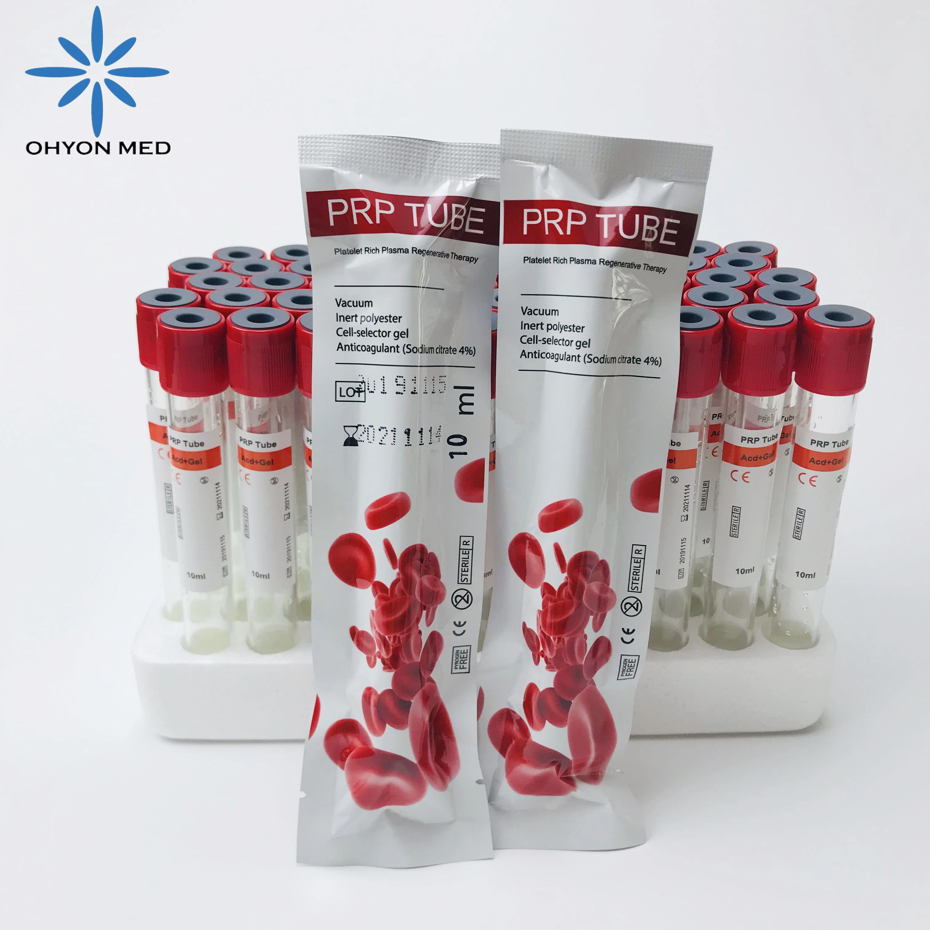 prp tube gel & activator with ce certification platelet rich plasma