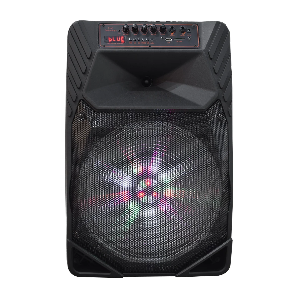 LEISOUND 15 Inch  High density Rechargeable Battery Powered Speaker