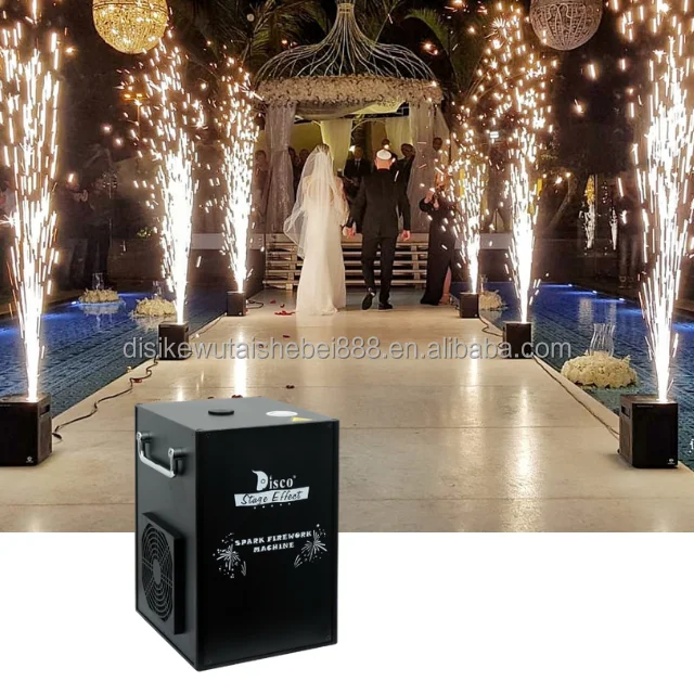 Party wedding event stage fire sparkles fountain equipment with dmx