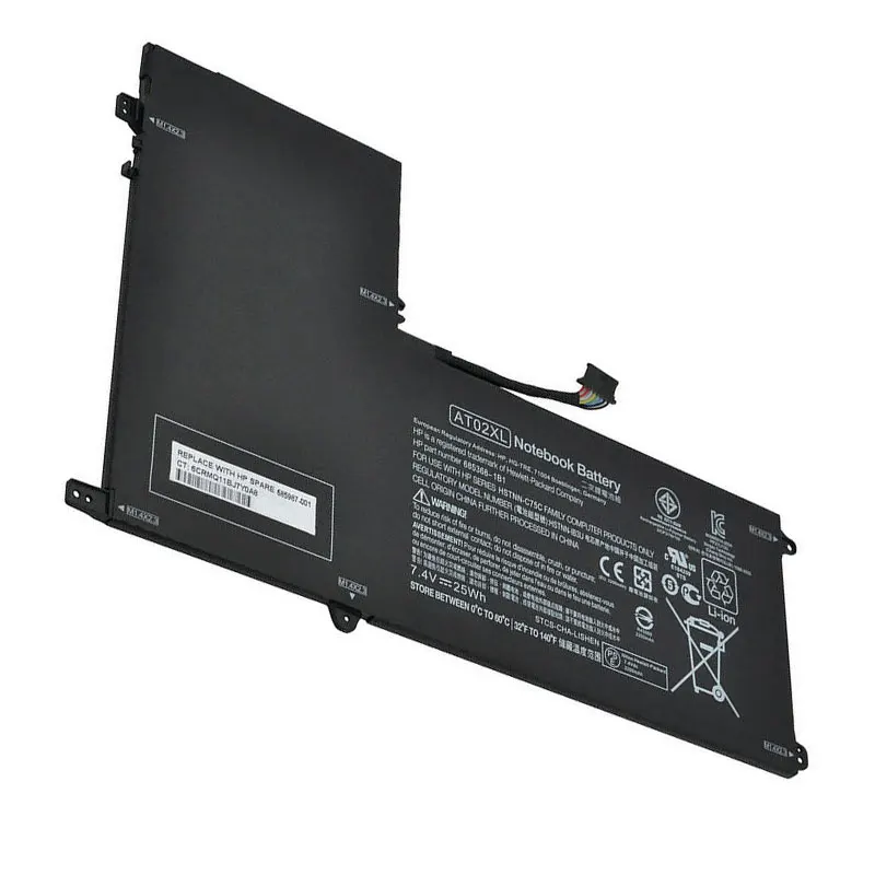 7.4V25Wh AT02XL Laptop Battery For HP Elitepad 900 Table PC HSTNN-C75C AT02025XL D3H85UT rechargeable notebook Li-ion bateria hp