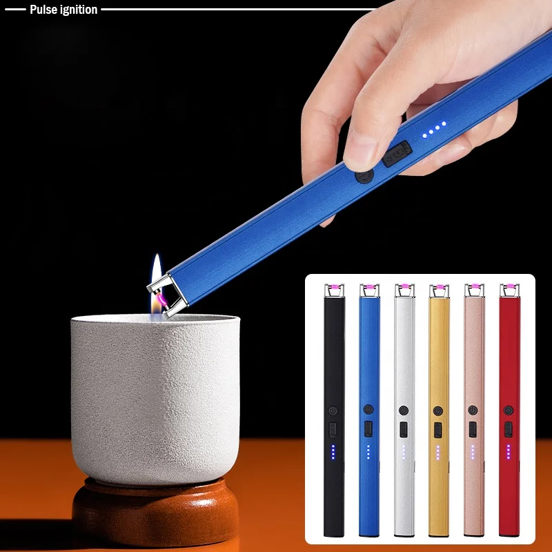 2023 Fren Company New Free Sample CheapFR-866  Plasma Lighters Minimalist Bbq Lighter for Kitchen Candle