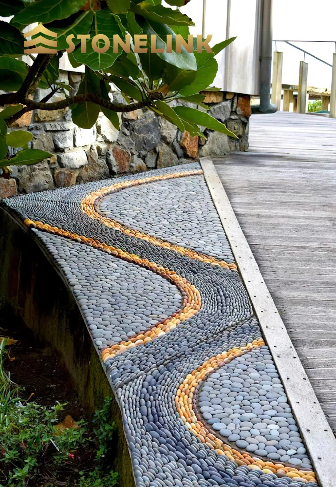 Wholesale Various Colors Cobblestone White Black Landscape Stone Pebbles