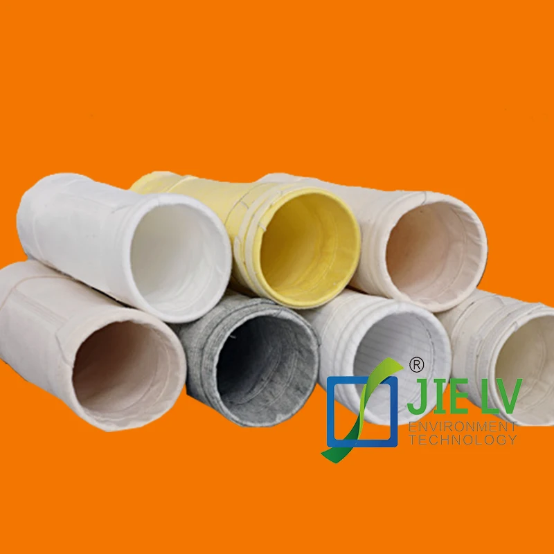 aramid custom size low price industrial dust socks, nonwoven needle punched felt aramid dust collector filter bag for cement