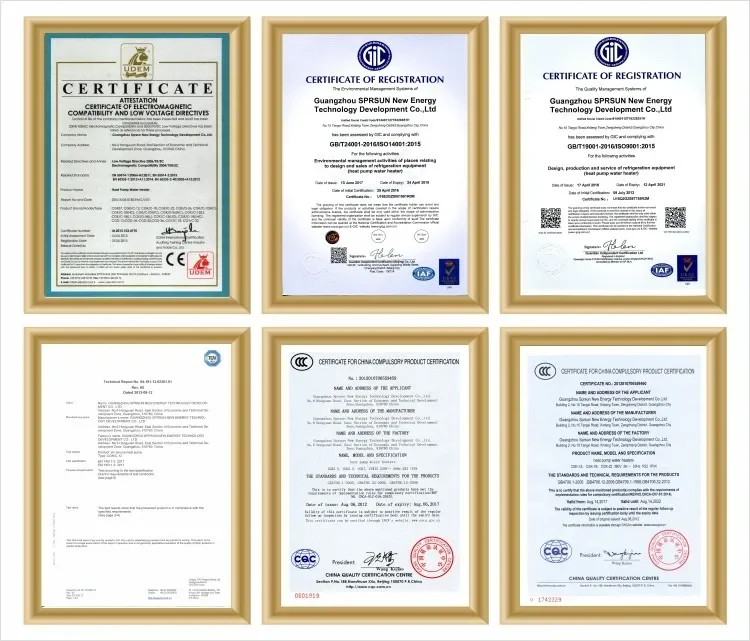 Warmepumpe Automatically Anti Freezing 8 KW Mini Heat Pump Split for DHW and Heating System