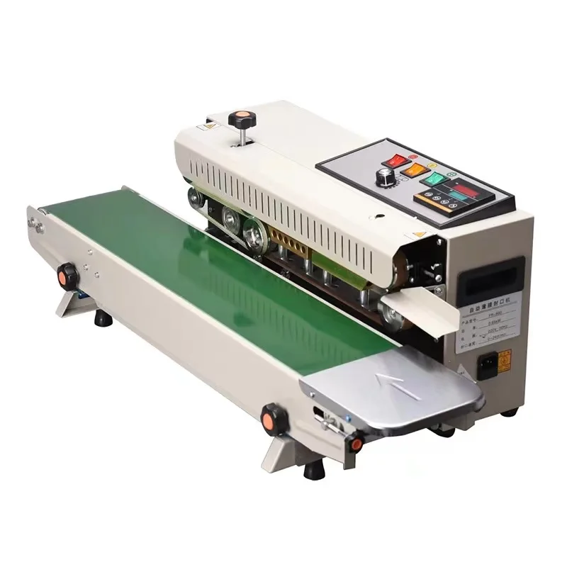 FR-900 Factory Direct Sales Continuous Sealing Machine Plastic Bags Heat Sealer Horizontal Band Sealer