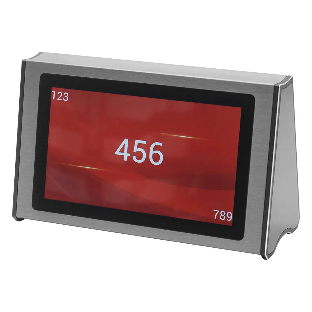 Paperless conference system Dual LCD touch screen meeting electronic Nameplate with Call and voting Function