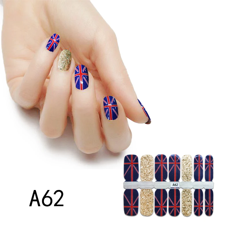 KIKILEE buy online 14 strips nail sticker