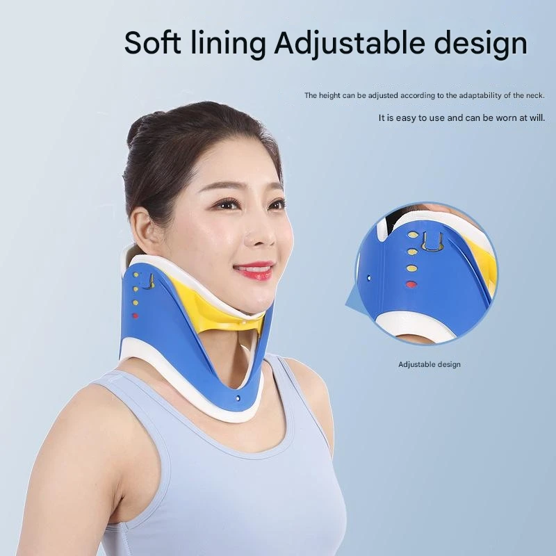 Adjustable four-in-one cervical support emergency cervical vertebra protection cervical traction device