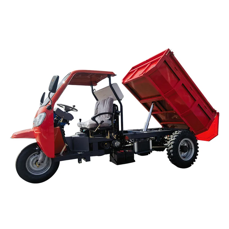 Bob-Lift Dump Truck Tricycles 2 Ton Cargo Motorized Tricycles For Adults