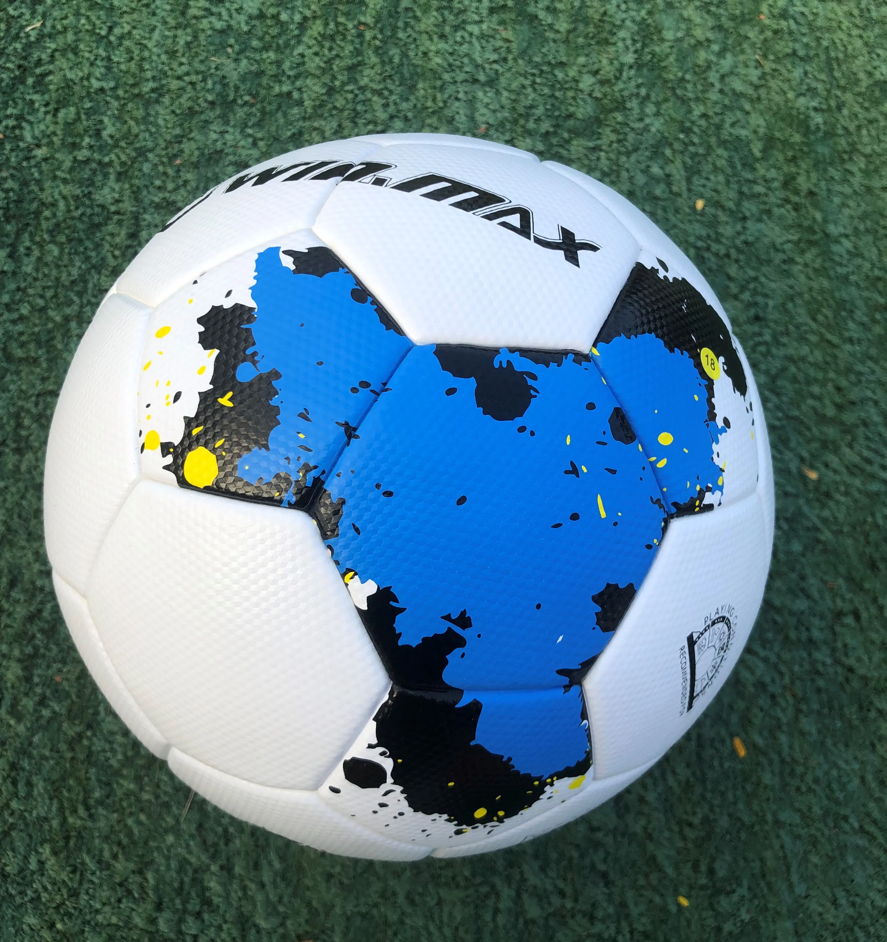 WIN.MAX Wholesale Official Size PVC TPU PU Soccer Ball Laminated Football