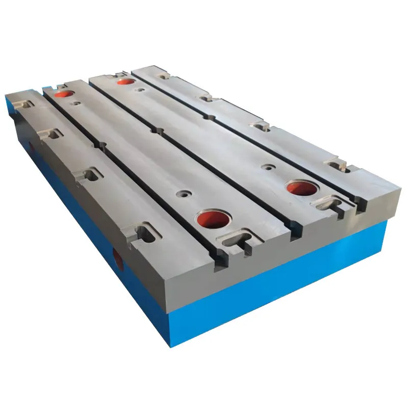 durable and stability precision cast iron t slot surface plate