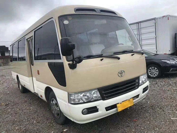 Japanese passenger Bus TOYOTA Coaster mini bus Used 17/19seats