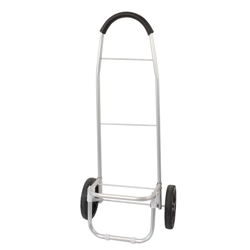 Christmas new handpush shopping cart plastic trolley materials used two tier holder liner