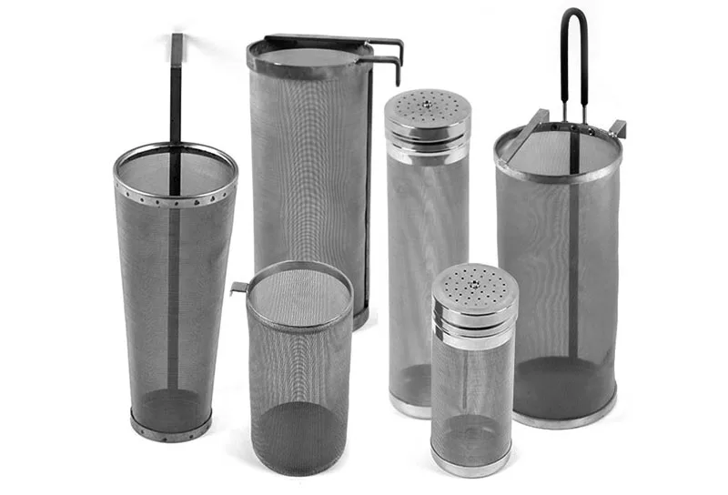 Stainless Steel Beer Brewing Filter Basket Core Component  and Filter Media for Water Treatment and Farm Industries