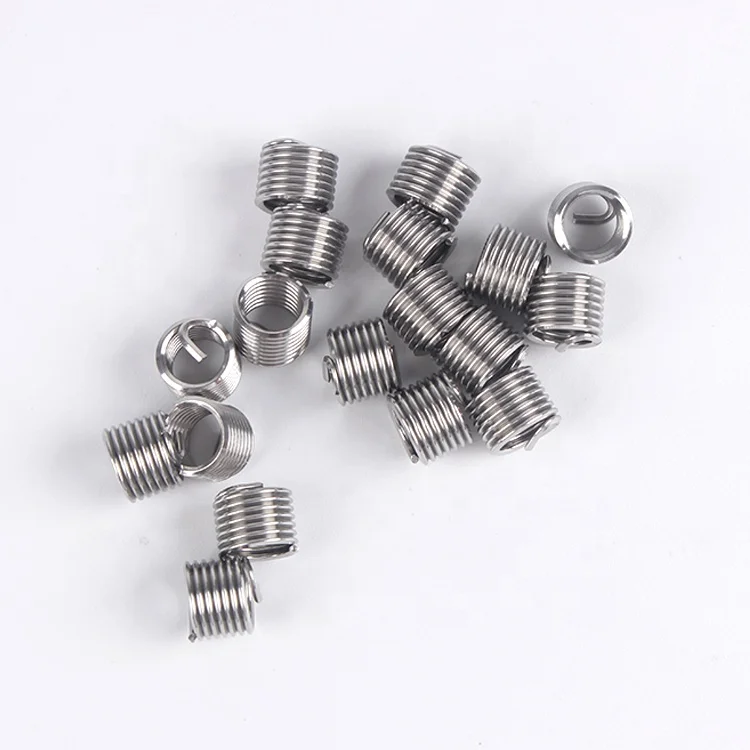 Wire threaded insert screw fasteners coils thread insert 8-32  1/4-20 M8 factory direct