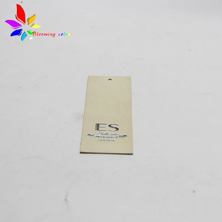 Customized butterfly shape printing brand name logo wigs cloth paper hang tag