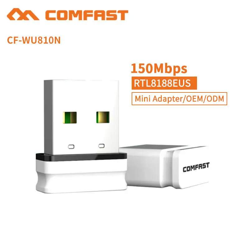 Экшн-камера с Wi-Fi адаптер 150 Мбит/с скорость RTL8188EUS Comfast CF-WU810N сетевая карта