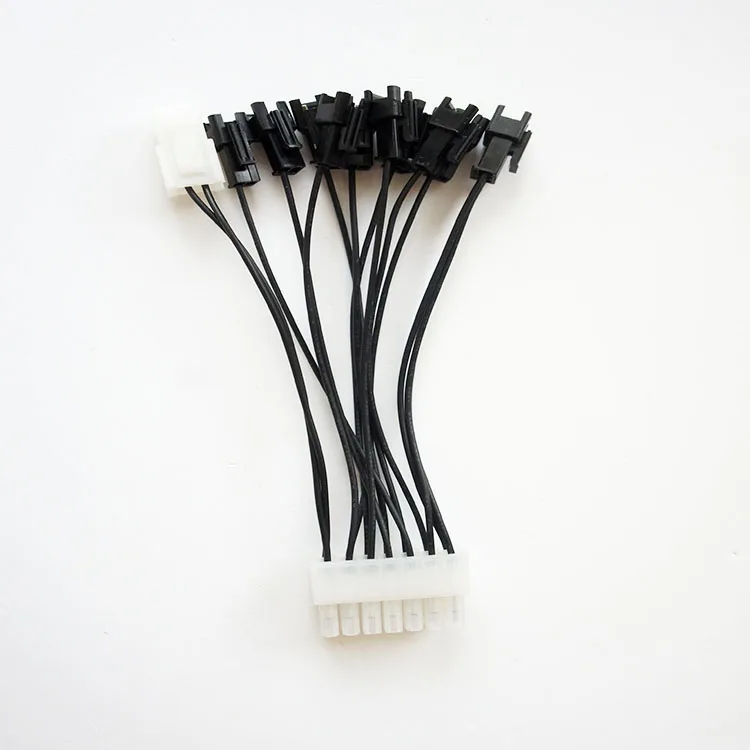 Customized Jst 14 Pin Connector to Molex Connector 24AWG Cable Harness Wire