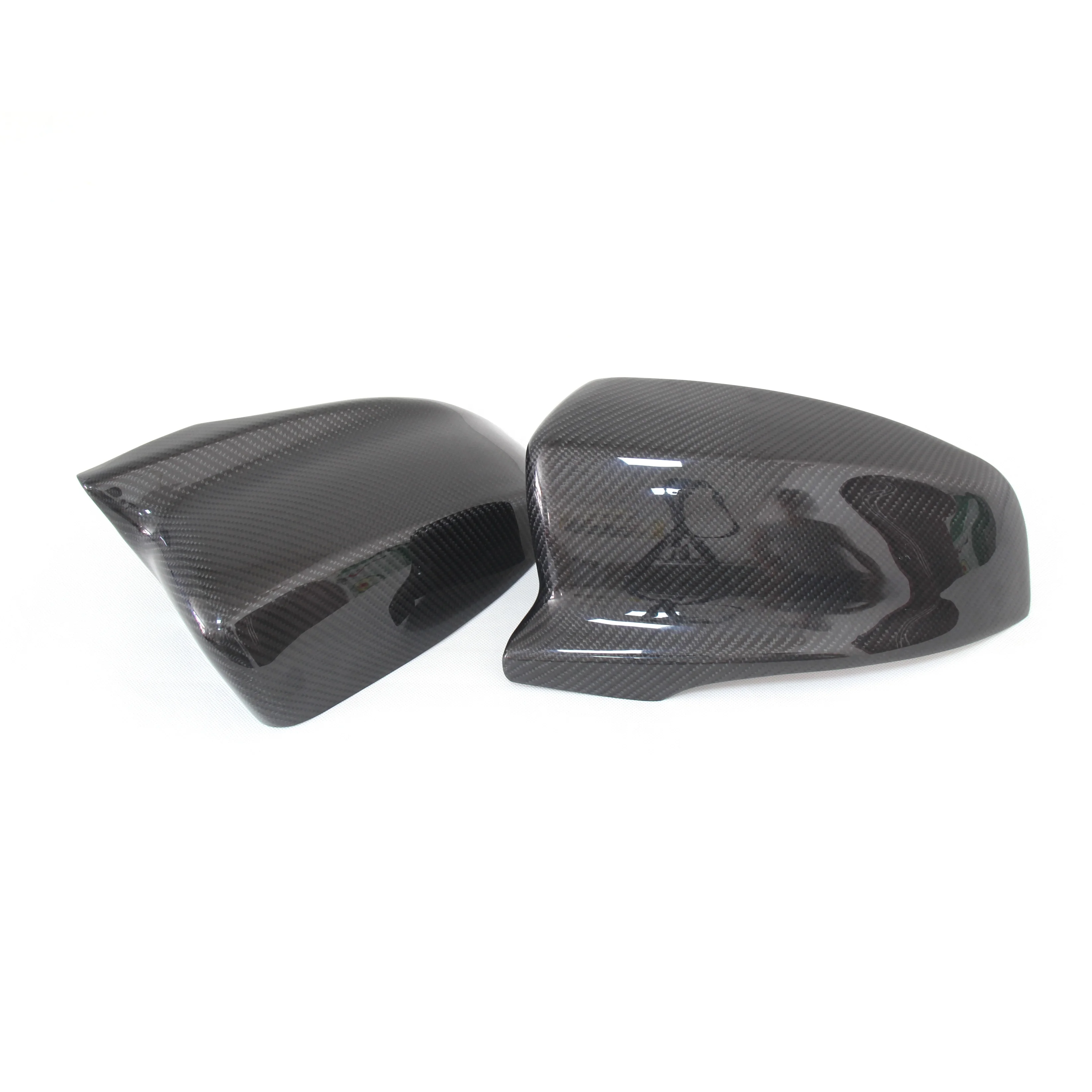 Add On Carbon Fiber Rear View Side Mirror Cover For BMW X5M E70 X6M E71 2008 - 2013