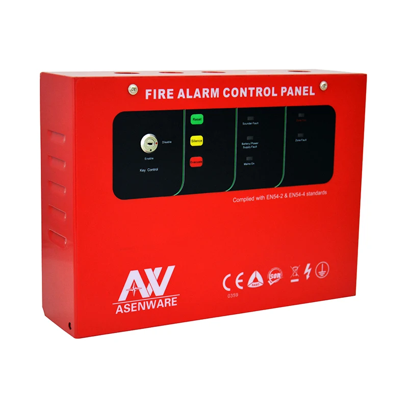 Conventional fire alarm control panel 1 zone for hotel Chinese manufacture
