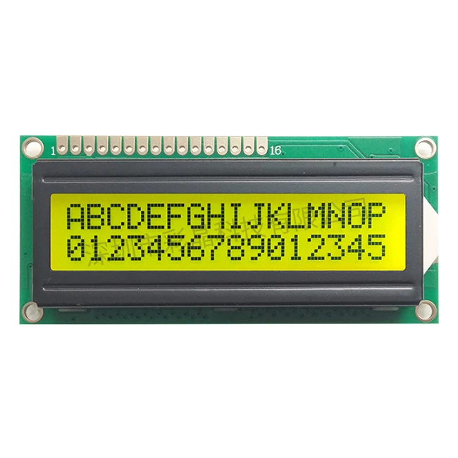 2024 cheap programmable 5V blue white SPI IIC i2c serial port 16x2 1602 character LCM display for handheld meter