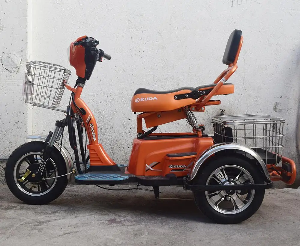 
2020 Fashionable Powerful Electric Passenger Tricycles Three Wheels for Adults Lead Acid Battery Differential Bruless Motor Open 