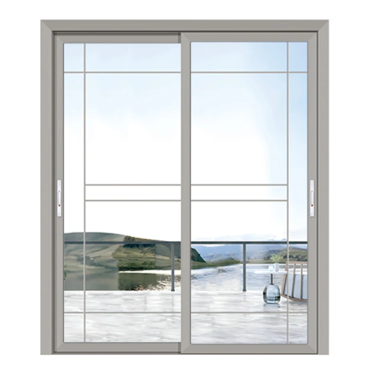 Настраиваемые 12 футов раздвижные стеклянные двери сверхмощные трек 96x80 цена