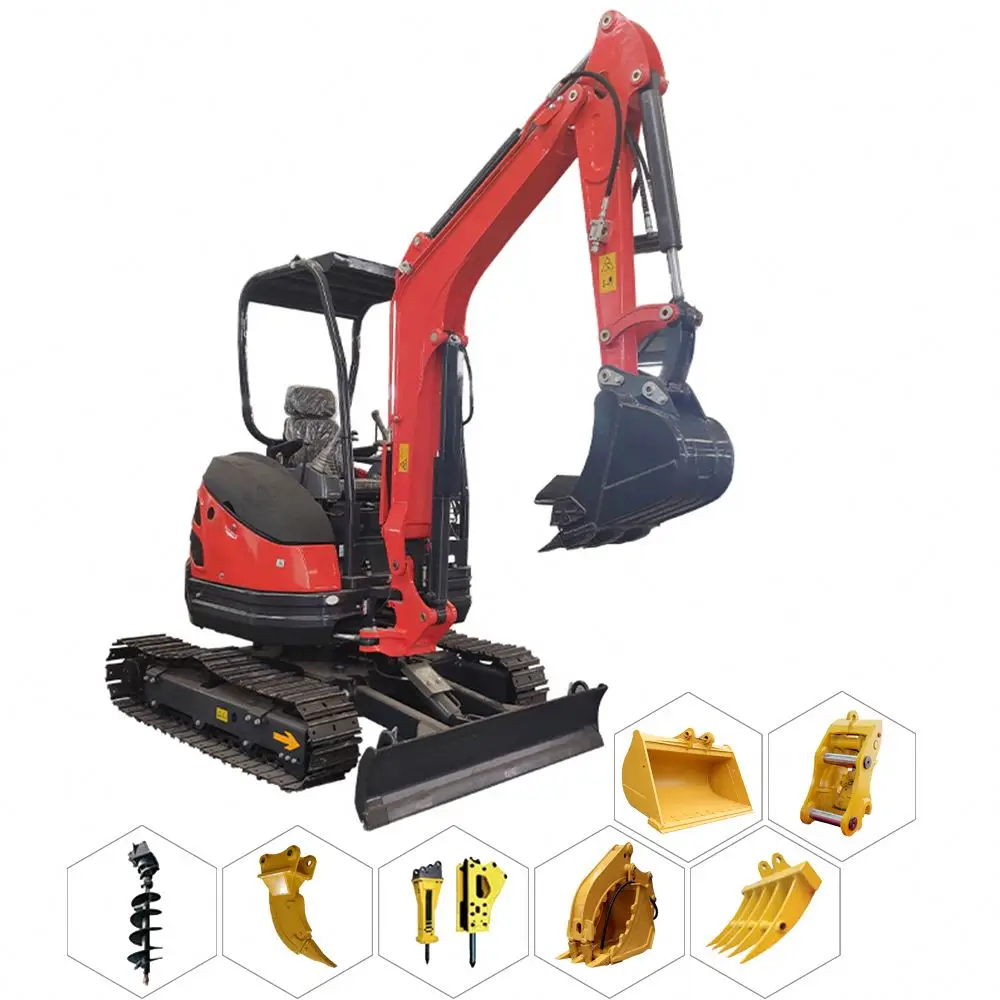 Latest Type small crawler excavator for garden 3-3.5 ton mini excavator for sale