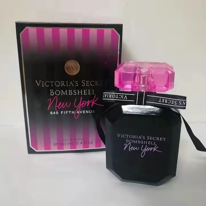 RTS Wholesale High Quality 100ml Victoria Bombshell New York Eau De Perfume Lasting Fragrance Spray for Men and Women With Gift