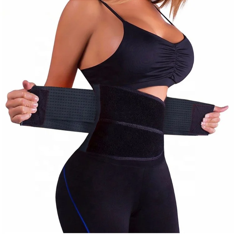 
High Quality Hot Unisex Sweat Belt Power Gym Shaper Girdle Slimming adjustable waist Trainer support belt 