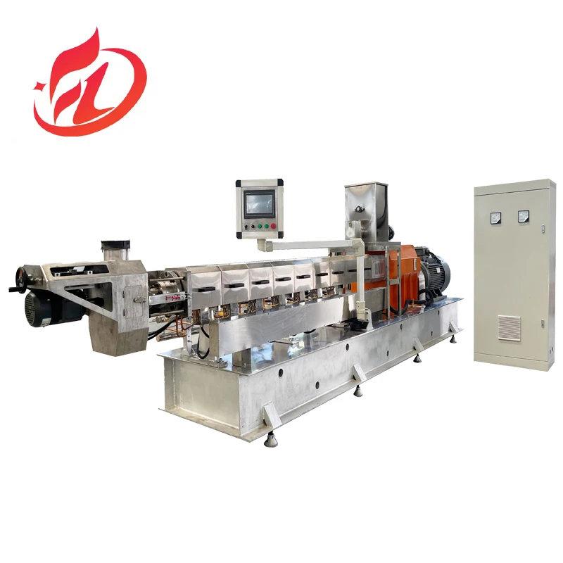 Poultry fish feed processing machines pet dog treats food making machinery jinan fish food machine
