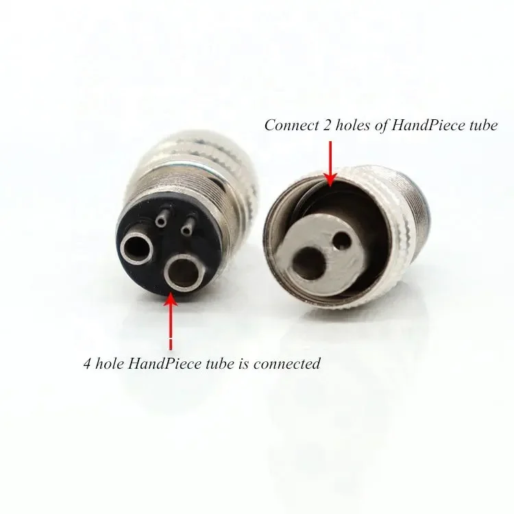 Dental High Speed Handpiece Turbine Adapter 4/2 Hole To2/ 4