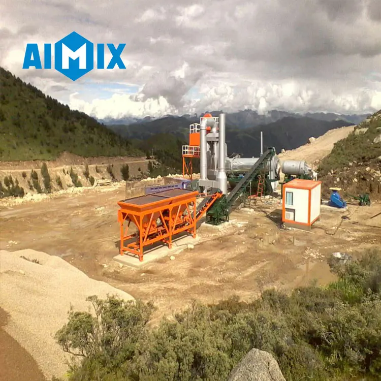 mobile  drum batch asphalt mixing plant spare parts for teltomat price