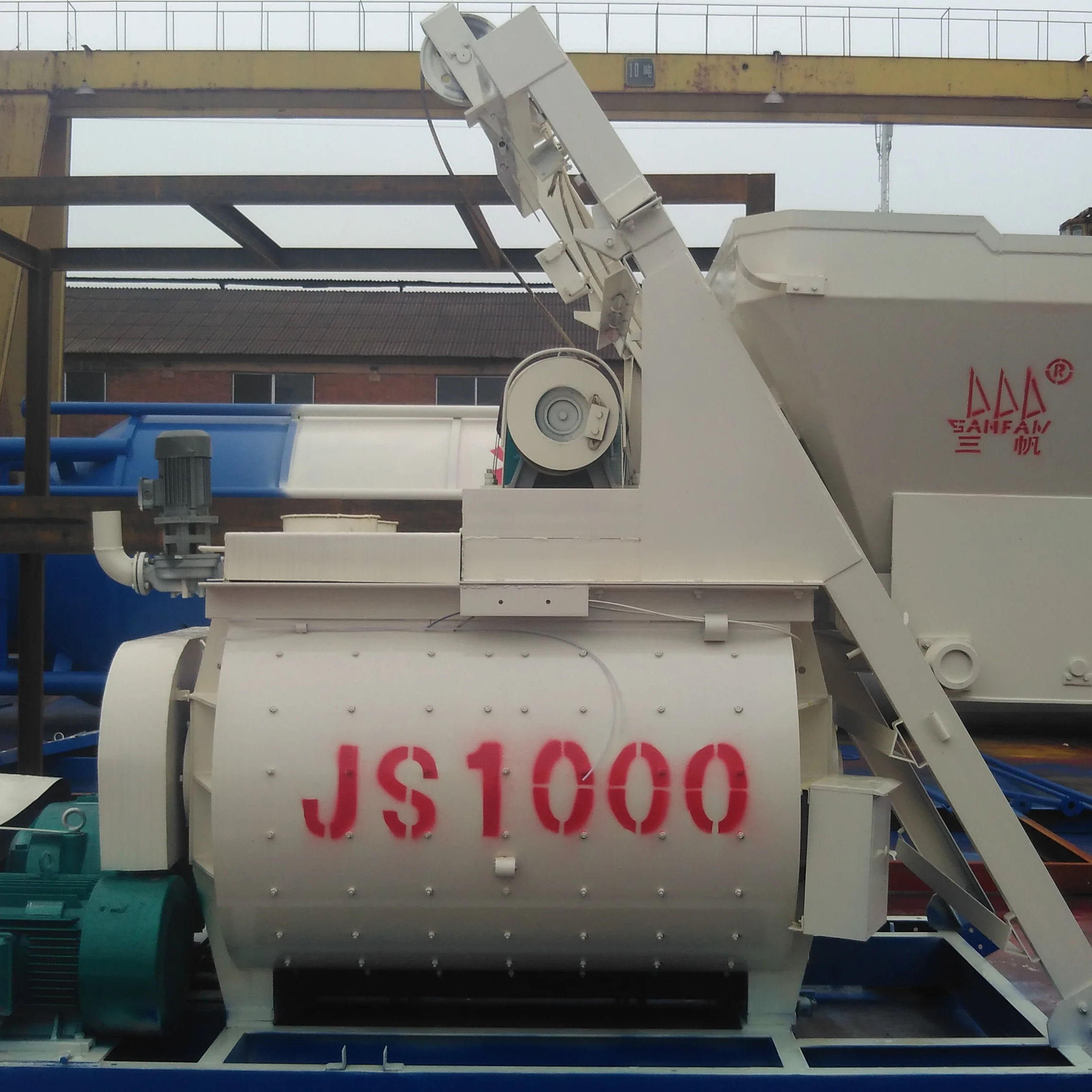 factory Outlet electric concrete mixer for  cement portable  JS1000  planetary mixer concrete