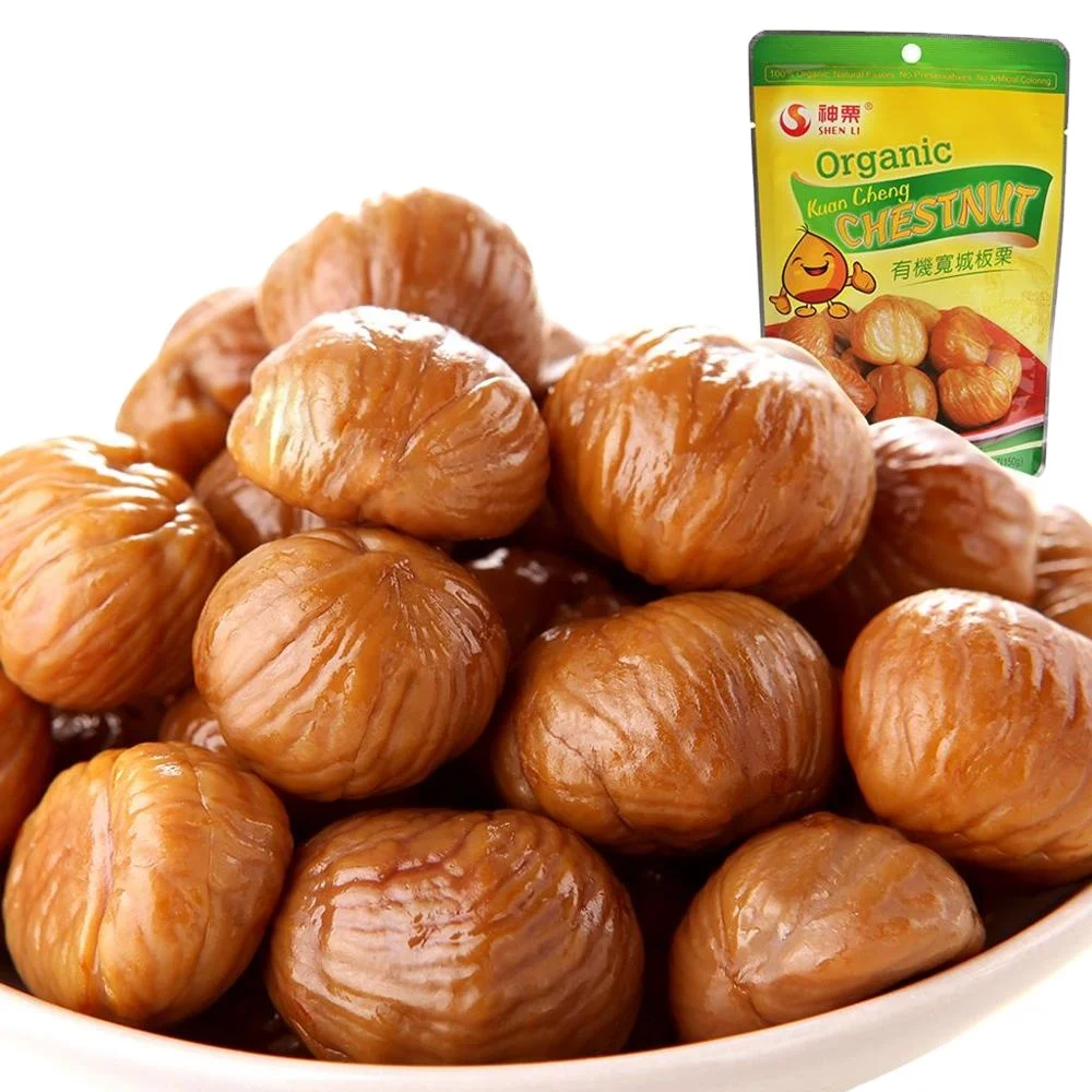 Органические жареные каштаны, оптовая продажа здоровых закусок