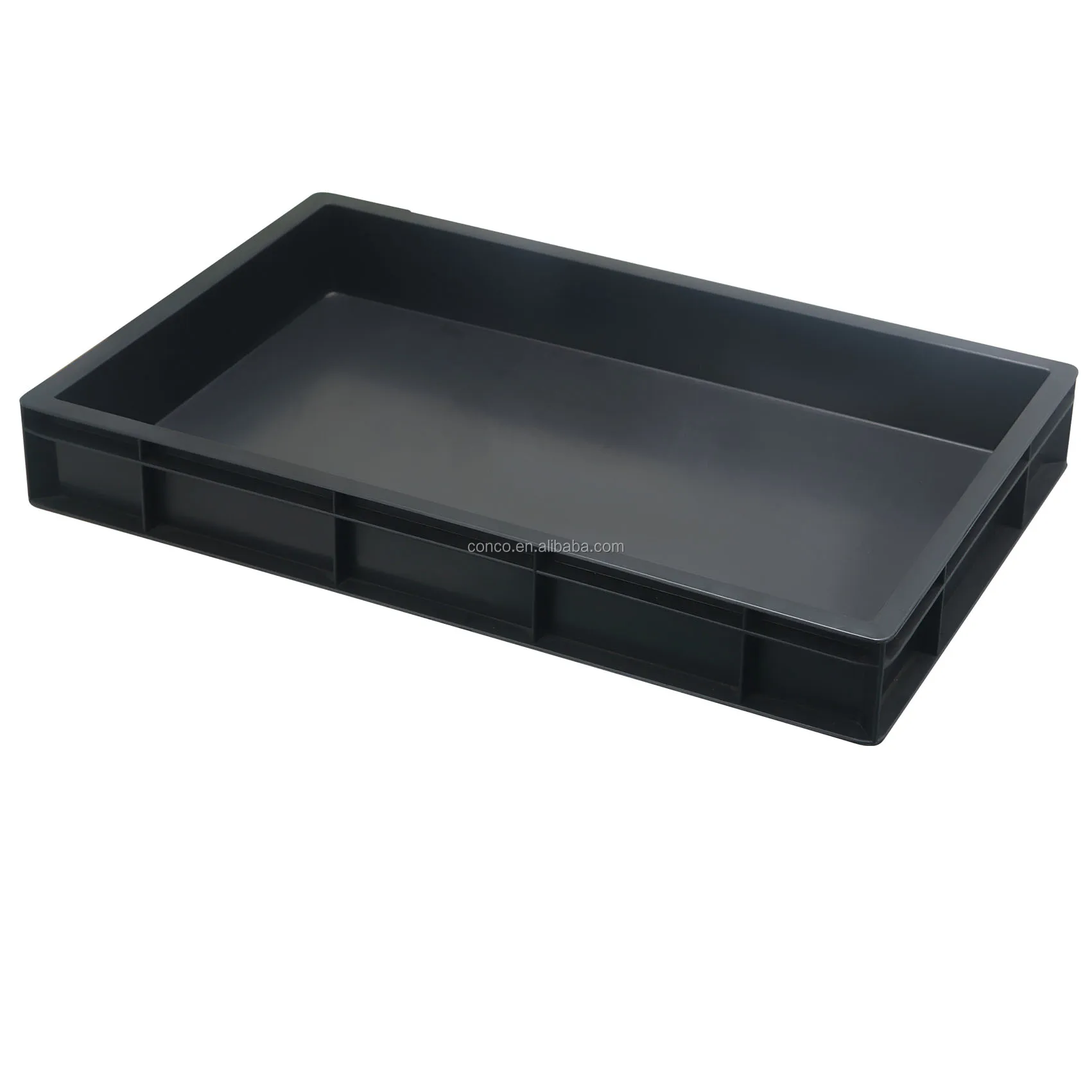 CONCO Black Storage Tray ESD conductive plastic trays