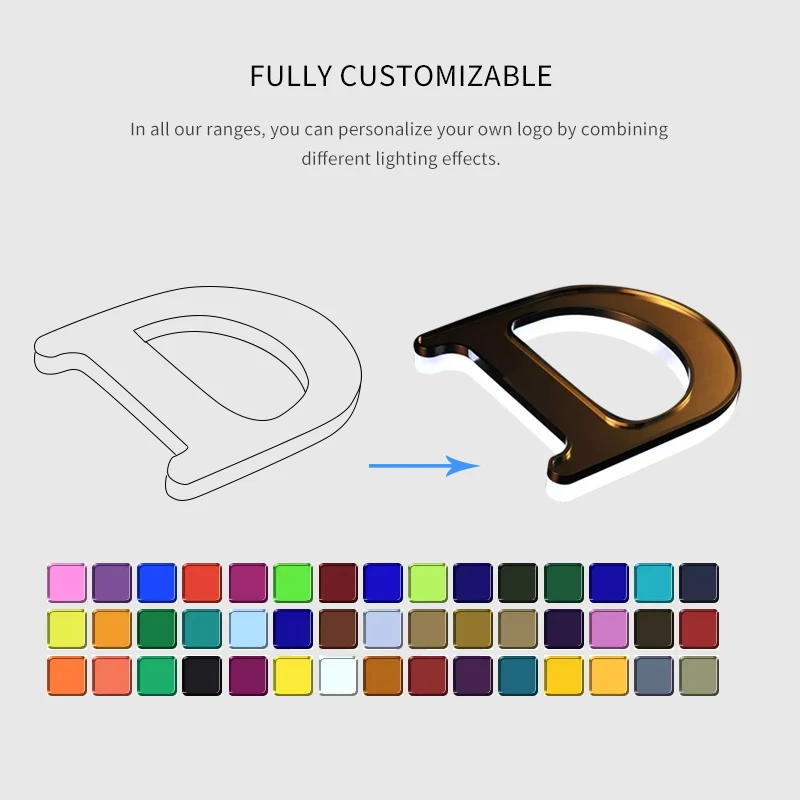 High quality Illuminated night waterproof electronic signs ledxxx for shop sign