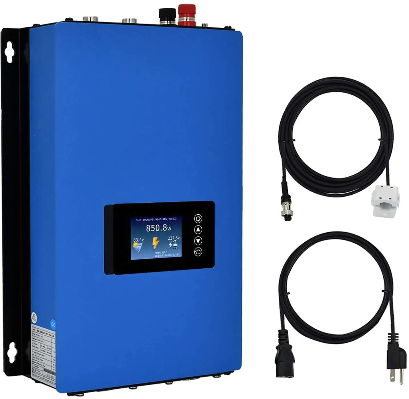 Home Use 1KW 2KW Pure Sine Wave WIFI Inverter On Grid 3 Phase Solar Grid Tie Inverter with Limiter