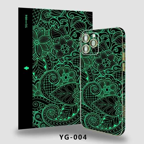 New Arrival Luminous Mobile Skin Sticker 180*120mm PVC Film For Cutting Machine Phone Back Sticker