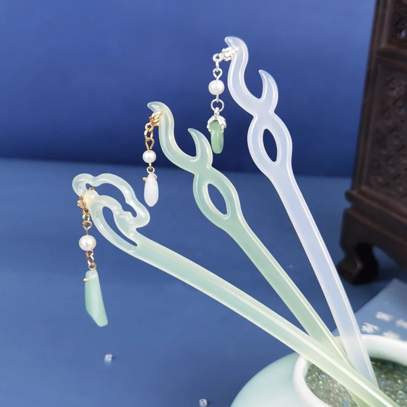 Chinese style vintage bridal hair pins pearl hair chop stick pretty hairpin women girls hair accessories chopstick with tassel
