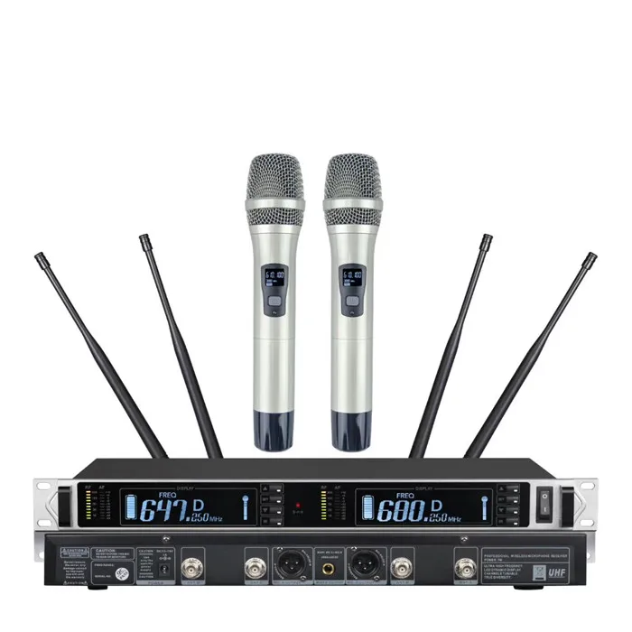 TKG TURE DIVERSITY 640-690MHz  UR-3500 uhf dual-channel wireless microphone system professional wireless microphone