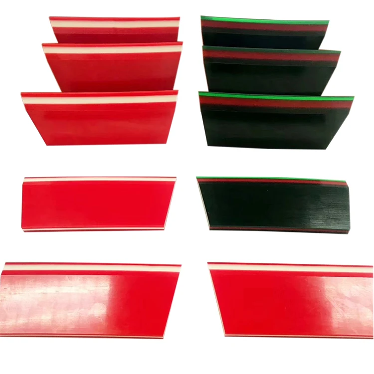Hot Sale Well Made Polyurethane Screen Printing Squeegee Rubber Blade tennis court squeegee