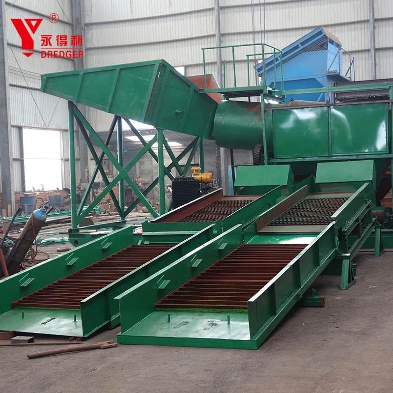 High Quality  Dry Land Sledge Type Gold Washing Machine YLG-150  for Alluvial Sand Mining