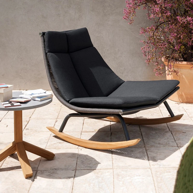 New Product Hardware Frame Garden Chairs Outdoor Rocking Chair Patio Furniture