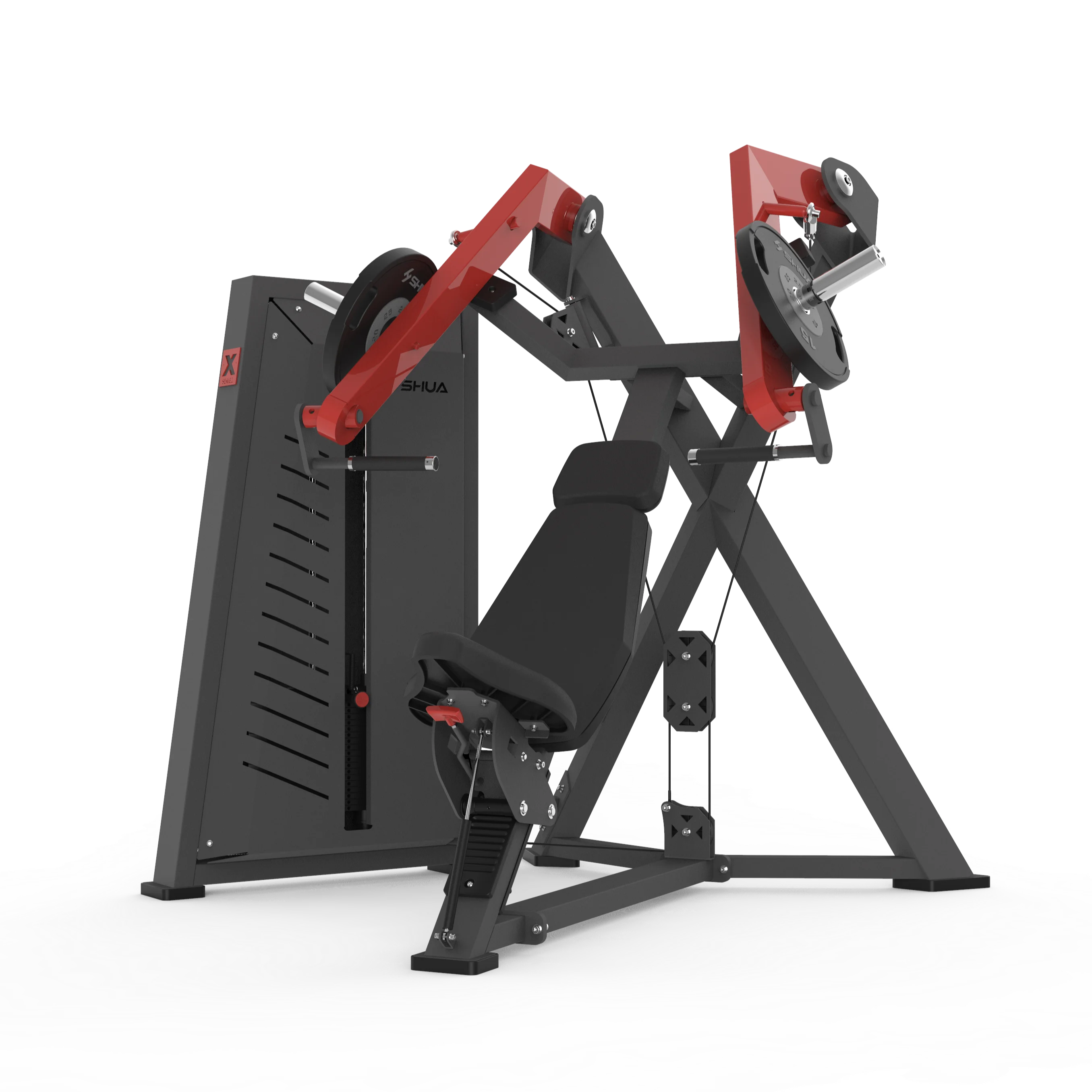 SHUA SH-G7701 Chest press Strength machine Plate loaded Gym fitness equipment supplier and manufacturer SHUA Fitness 78 series