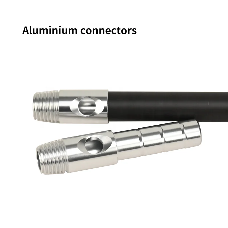 HOFI HM3K-50 new style 50ft telescopic pole carbon fiber water fed poles with brush for fruit harvesting